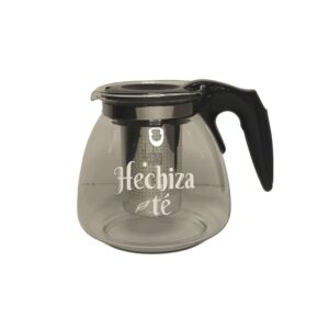 Tetera Vidrio 1Lt con Infusor - Personalización Gratis