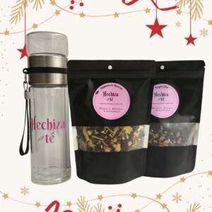Botella Infusora + Pack Energía (Refill Negro Chai + Refill Alquimia de Invierno)